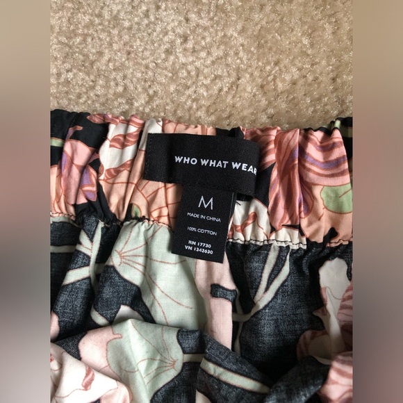 Who What Wear Women’s M Ruffled Tiered Wrap High-Rise Maxi Skirt in Deco Floral - Picture 8 of 13